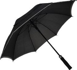 Ombrello giocattolo nero con bordo grigio 104cmx82cm per bambini