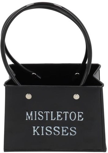 HBX natural living vaso modello borsa nero decorazione plastica