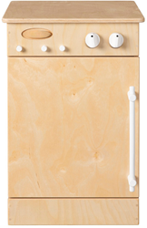 Van Dijk Toys giocattoli in legno Lavastoviglie per bambini - Bianco naturale (Qualità per la cura dei bambini)