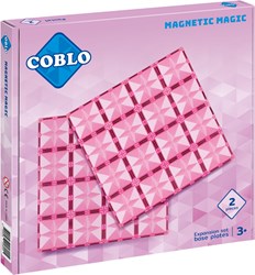 Coblo giocattoli piastrelle magnetiche Piastra base Pastello 2 pezzi