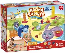Jumbo pista per biglie Racing Rabbits Deluxe Set giocattolo dai 3 anni