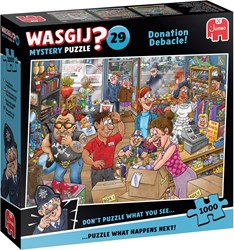Jumbo puzzle Wasgij Mystery 1000 pezzi - Debacle delle donazioni adulti