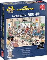 Jumbo puzzle Jan van Haasteren 500 pezzi cartoon Sguardo all'Infinito