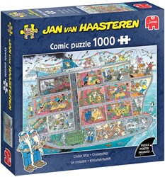 Jumbo puzzle Jan van Haasteren Nave da Crociera 1000 pezzi cartoon