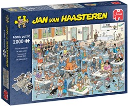Jumbo puzzle Jan van Haasteren Spettacolo di Gatti 2000 pezzi puzzle
