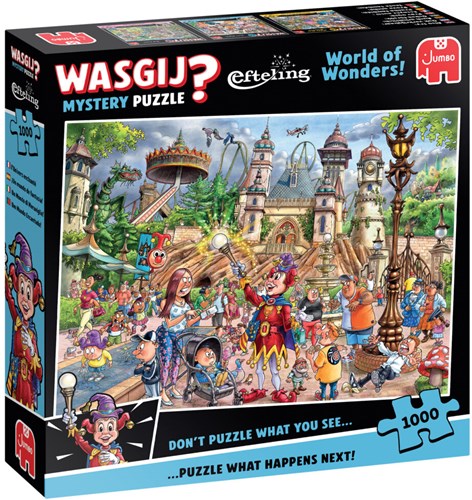 Jumbo puzzle 1000 pezzi Wasgij Mystery Efteling cartone fantasia
