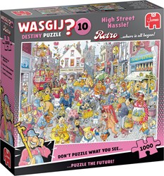 Puzzle Jumbo Wasgij Retro Destiny 10 - Caos nella via dello shopping 1000 pezzi