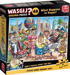 Jumbo puzzle Wasgij Original 48 What Happens in Vegas! 1000 pezzi