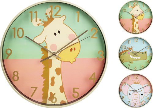 Orologio da parete giocattolo colorato 25cm per bambini - educativo
