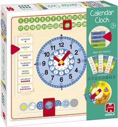 Jumbo orologio calendario educativo per bambini - giocattolo didattico