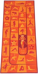 PedaYoga tappetino yoga per bambini - tappeto gioco con esercizi yoga e gioco da tavolo