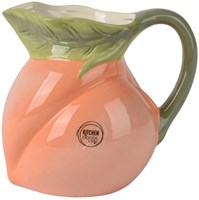 Decoris caraffa dolomite forma pesca moderna arancione 1000ml stoviglie