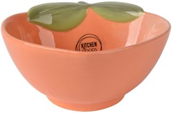 Decoris ciotola dolomite stoviglie bambini Ø13,5 pesca arancione
