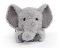 One Love peluche elefante Tai grigio - morbido peluche giocattolo-2