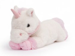 One Love peluche unicorno - morbido giocattolo rosa bianco