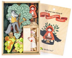 Tender Leaf giocattolo in legno set Cappuccetto Rosso per bambini