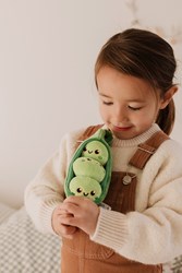 Besitos giocattolo squishy pisello 20cm - morbido ortaggio da coccolare
