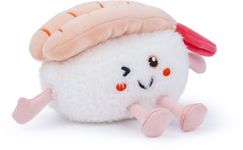 Besitos giocattolo squishy - sushi gambero fiamma 20cm peluche-3