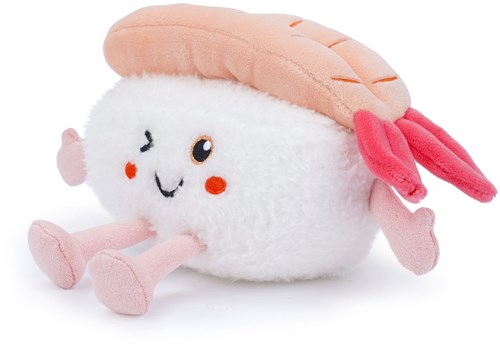 Besitos giocattolo squishy - sushi gambero fiamma 20cm peluche-2
