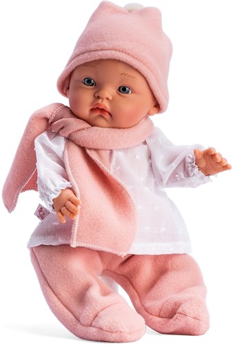 Bambola Asi Alex 36cm bambola neonato - abiti invernali rosa - bambola giocattolo