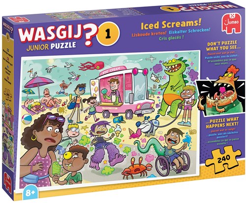 Jumbo puzzle Wasgij Junior Urla Gelate 240 pezzi bambini