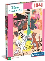 Clementoni puzzle Aristocats 104 pezzi - puzzle Disney per bambini