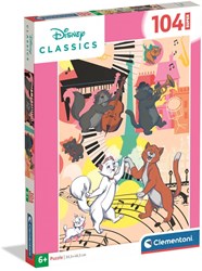 Clementoni puzzle Aristocats 104 pezzi - puzzle Disney per bambini