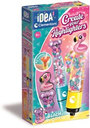 Clementoni set creativo evidenziatori amici - kit decorazione personalizzata