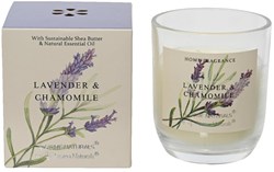 Decoris candela profumata lavanda in vetro - candela floreale rilassante
