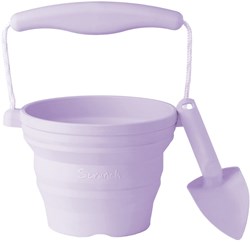 Scrunch vaso per semi giocattolo paletta lilla chiaro per il divertimento all'aperto
