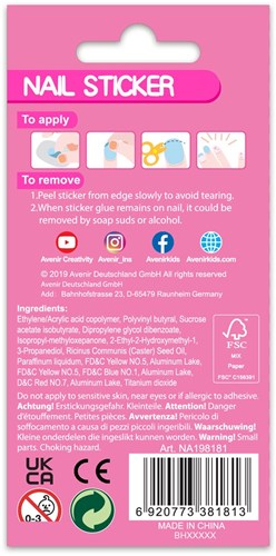Avenir adesivi per unghie oceano - nail art creativa per bambini-2