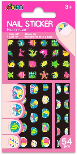 Avenir adesivi per unghie oceano - nail art creativa per bambini