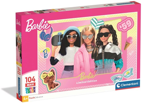 Clementoni puzzle Barbie - Maxi puzzle 104 pezzi per bambini