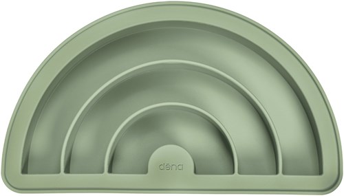 Dena Stampi da Forno Arcobaleno - Giocattolo Verde Salvia Multicolore Silicone