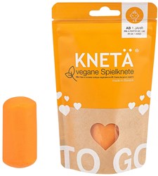 Kneta pasta modellabile arancione 100g giocattolo vegano ecologico