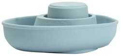 PlanToys Giocattoli in legno Barca convertibile in gomma - Blu pastello