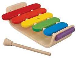 PlanToys Giocattoli in legno Xilofono ovale