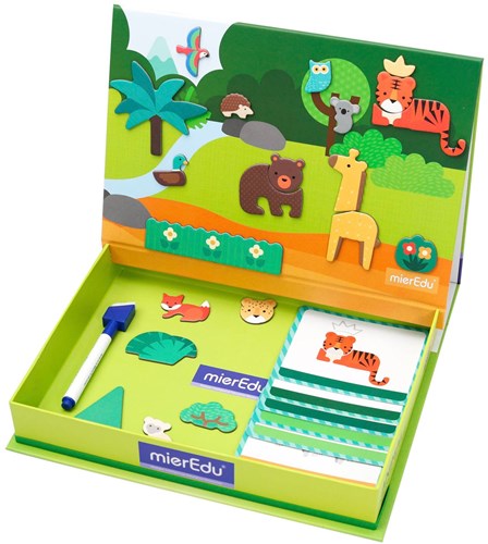 Mieredu libro magnetico mondo animale giocattolo educativo per bambini
