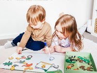 Mieredu libro magnetico mondo animale giocattolo educativo per bambini-3