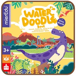 Mieredu libro da colorare ad acqua mondo dei dinosauri - giocattolo educativo per bambini