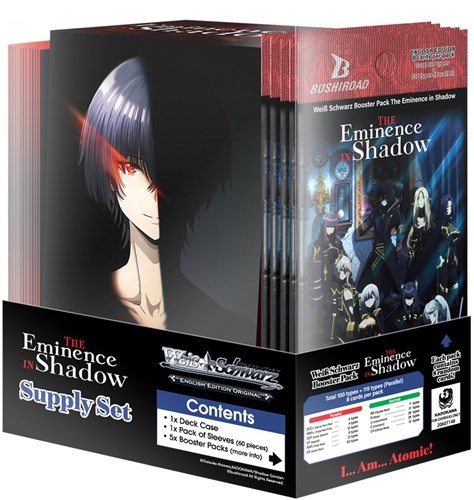 Asmodee gioco di carte Weiß Schwarz The Eminence in Shadow Supply Set-2