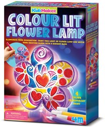 4M lampada colorata fiore kit creativo decorazione cameretta bambini