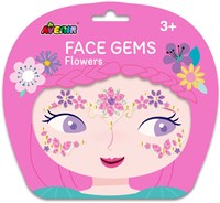Avenir adesivi decorativi per il viso - fiori - gemme autoadesive
