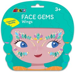 Avenir adesivi viso - Gemme Face Art ali per bambini