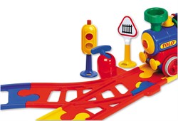 Tolo First Friends Set Ferrovia Alternata - 10 pezzi