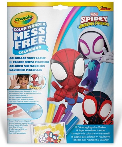 Crayola divertimento colorare Color Wonder set da colorare Spidey per bambini