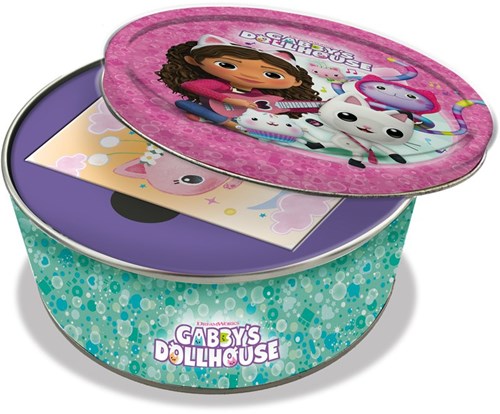 Asmodee Gabby's Dollhouse carte da collezione Round Tin - Panini - giocattolo-2