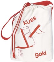 Goki Kubb Vikings gioco da esterno XL in borsa di cotone - set in legno-2