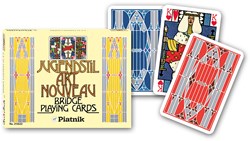 Piatnik carte da gioco bridge Ditha Moser Jugendstil set carte