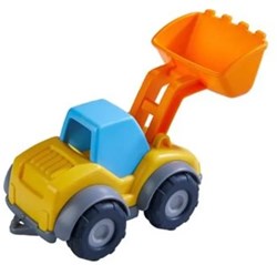Haba auto giocattolo pala gommata - veicolo da costruzione colorato per bambini